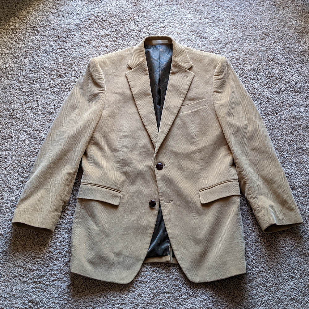 Tan Ralph Lauren Corduroy Blazer 38r